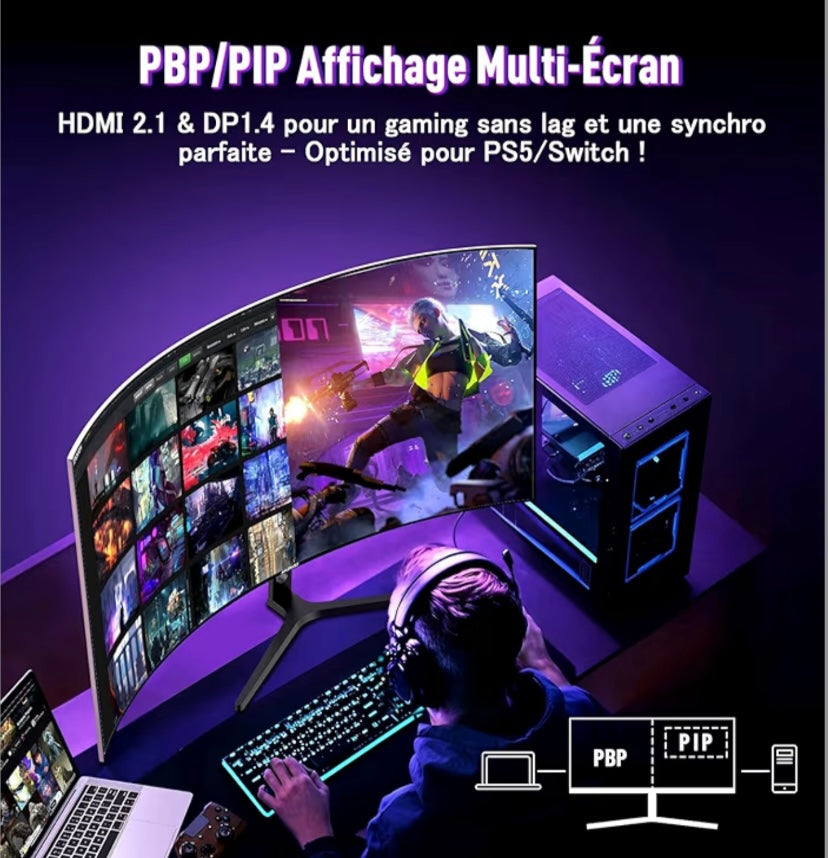 34”UltraWide Monitor-Performance,immersion & Premium Design