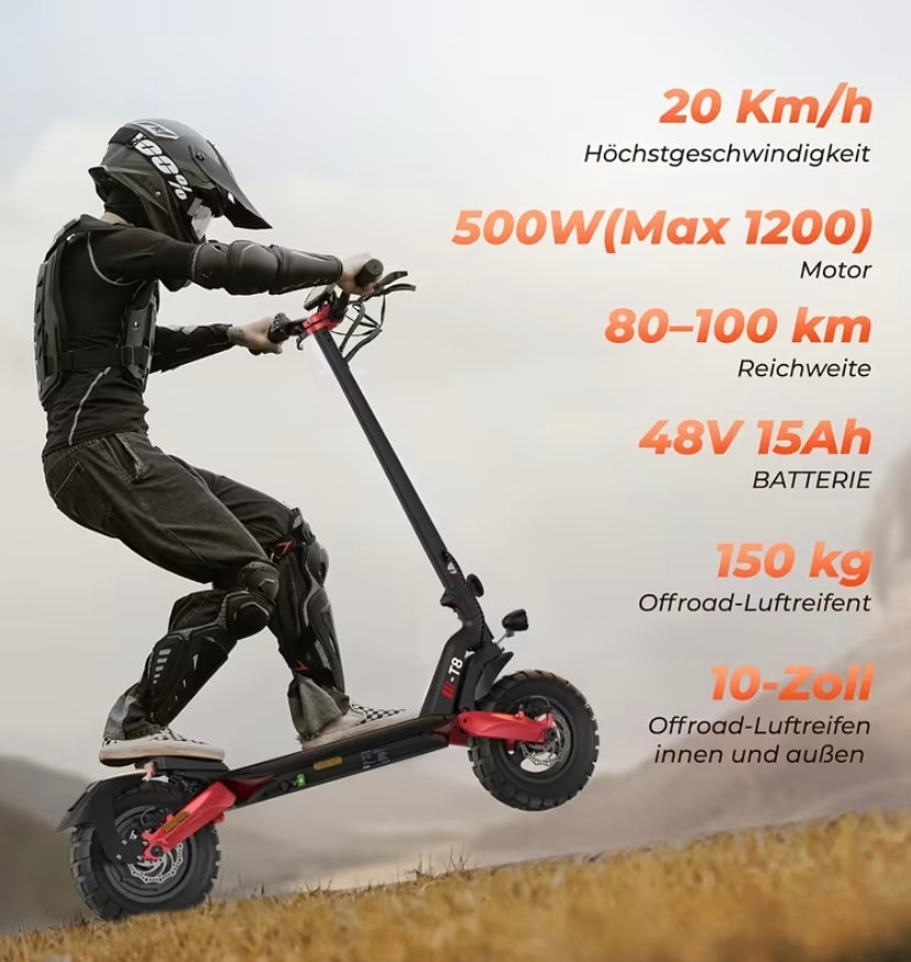 ⚡ 48V Off-Road Electric Scooter – Power, Style & Long Range!